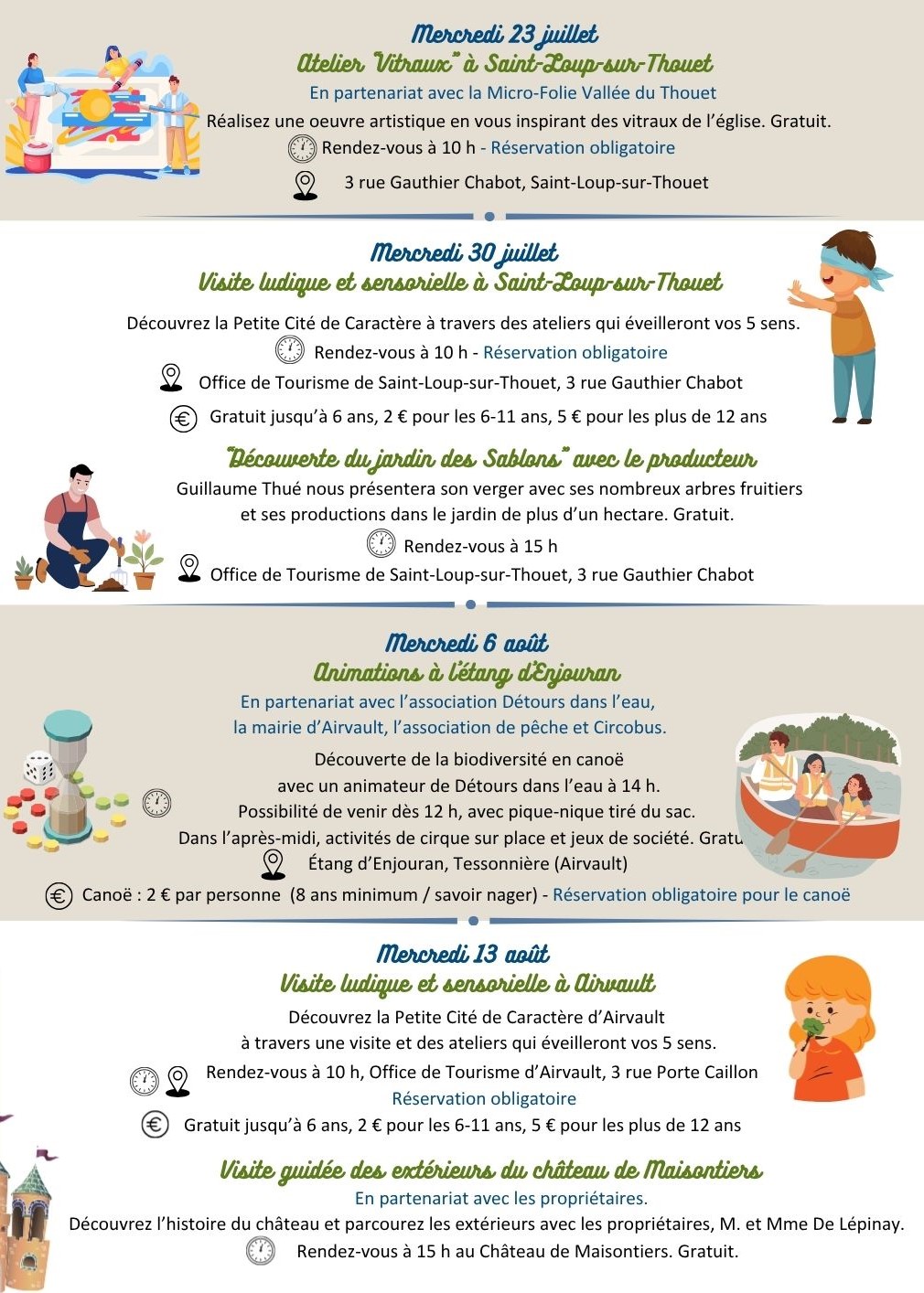 2025 - Flyer mercredis de l'été - 2