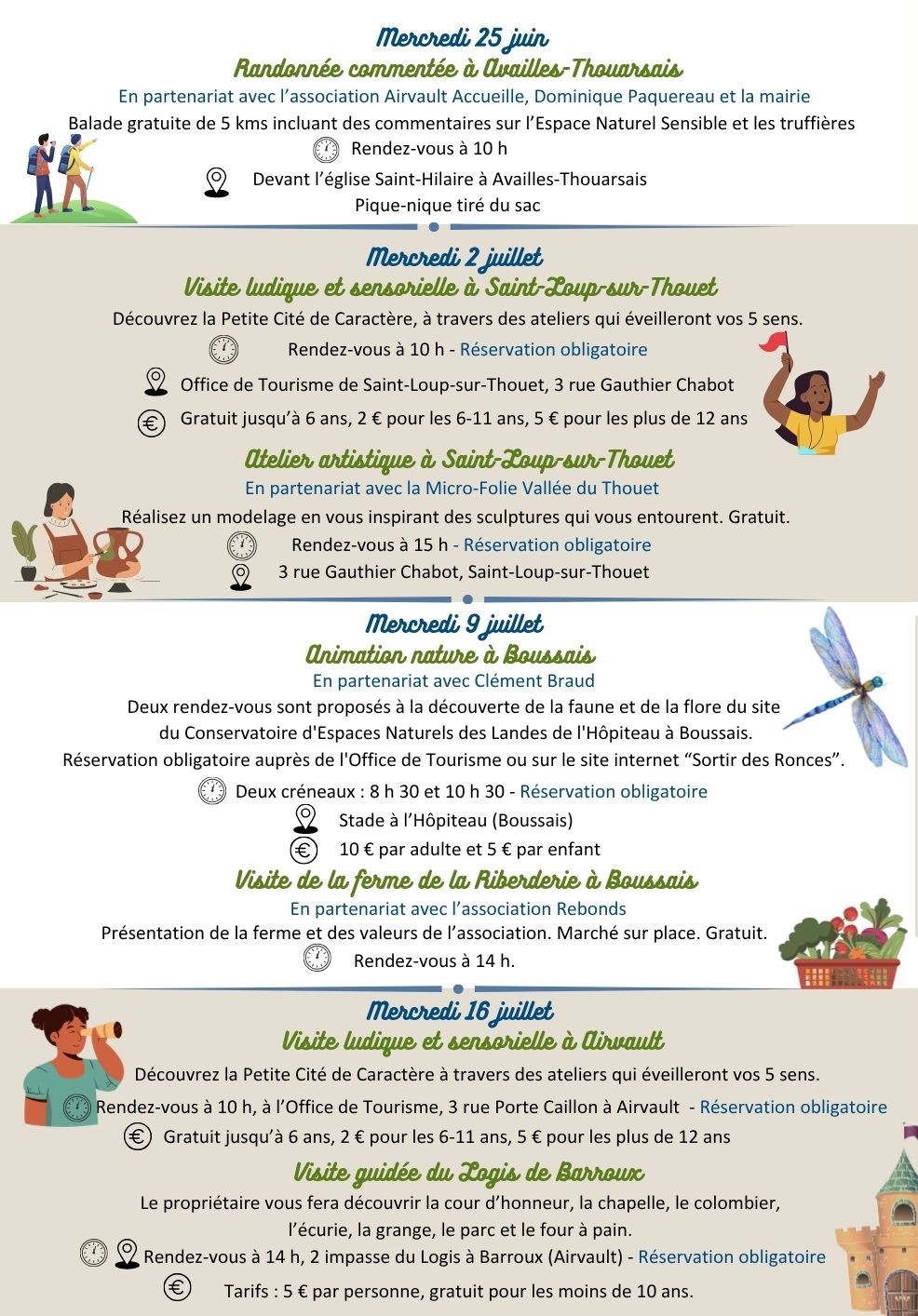 2025 - Flyer mercredis de l'été - 2