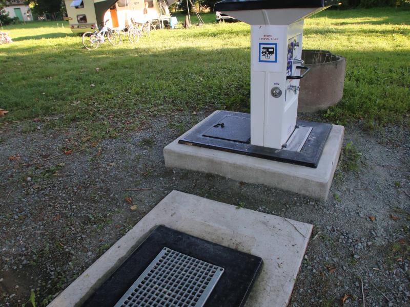 Station de vidange pour les camping-cars