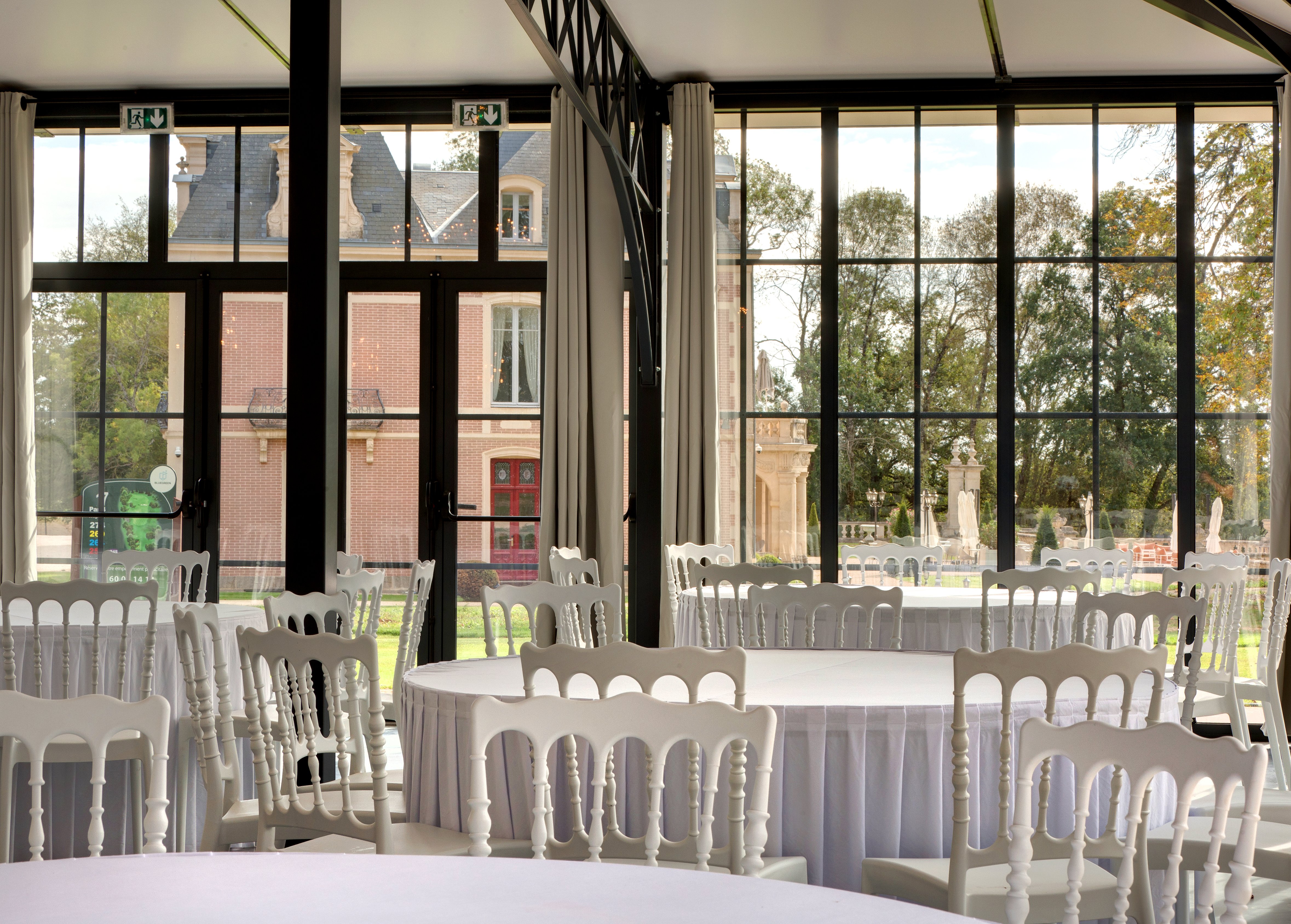 Salle de réception Verrière des Salles du Boisé