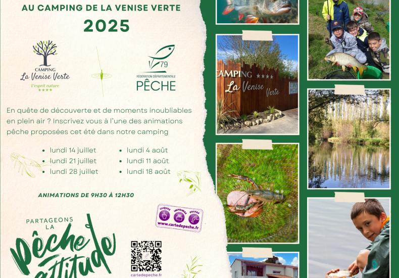 Affiche animation peche camping coulon - 1