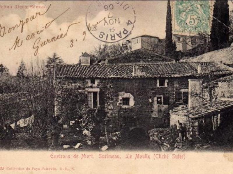 Le moulin en 1900