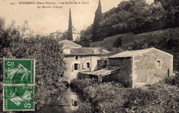 Le moulin au début du XXè s.