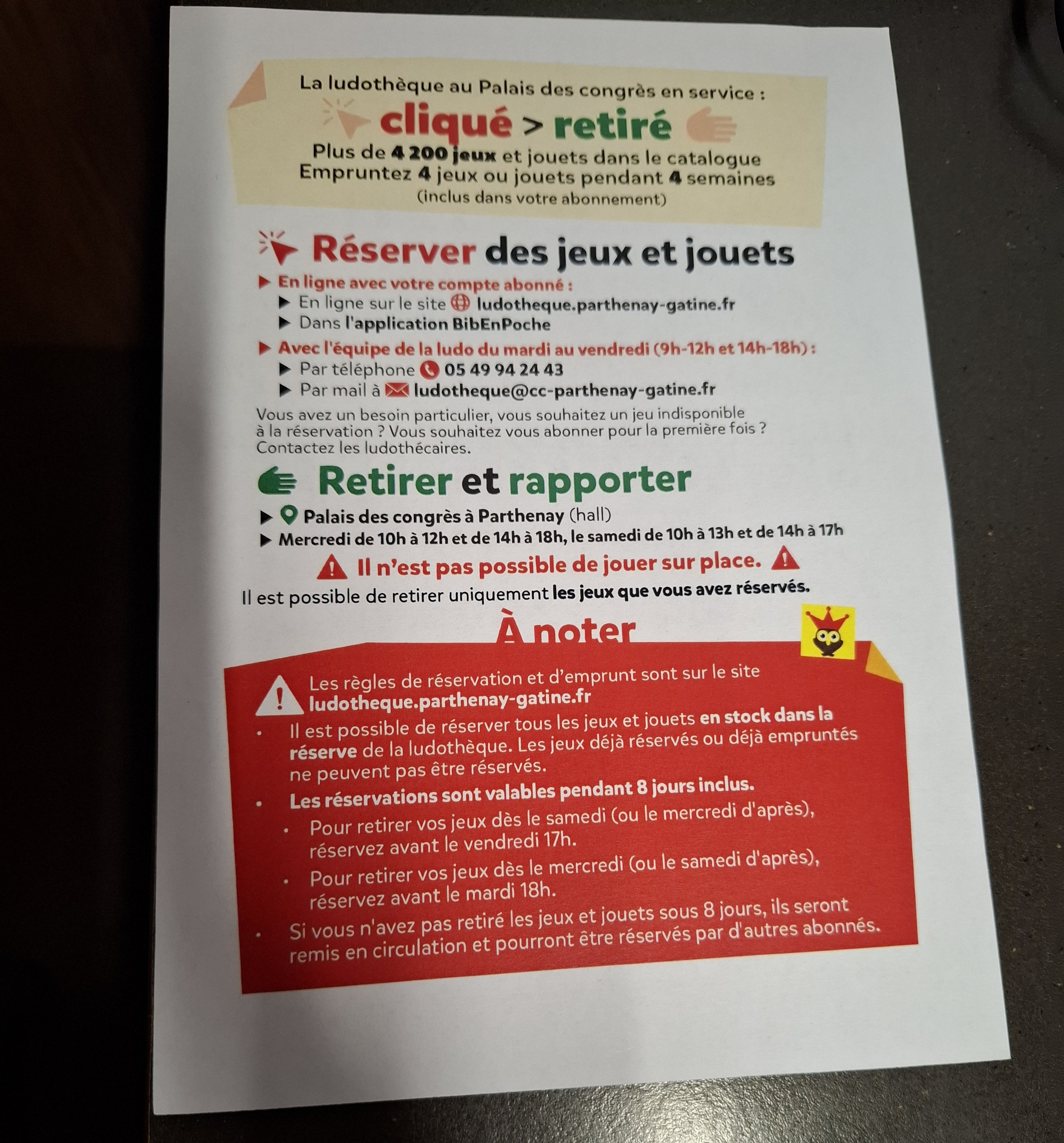 Cliqué-Retiré Ludothèque