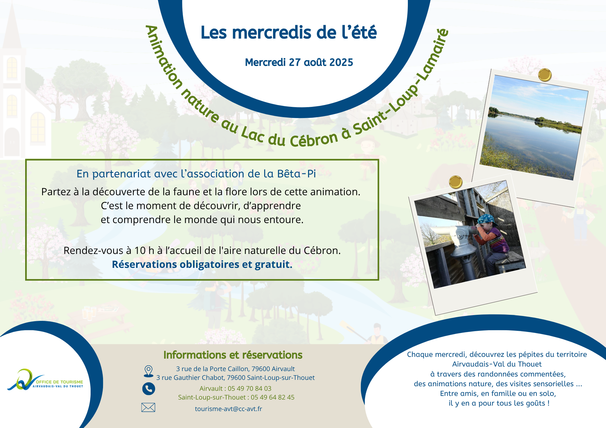 Affiche mercredis de l'été - Mercredi 27 août 2024