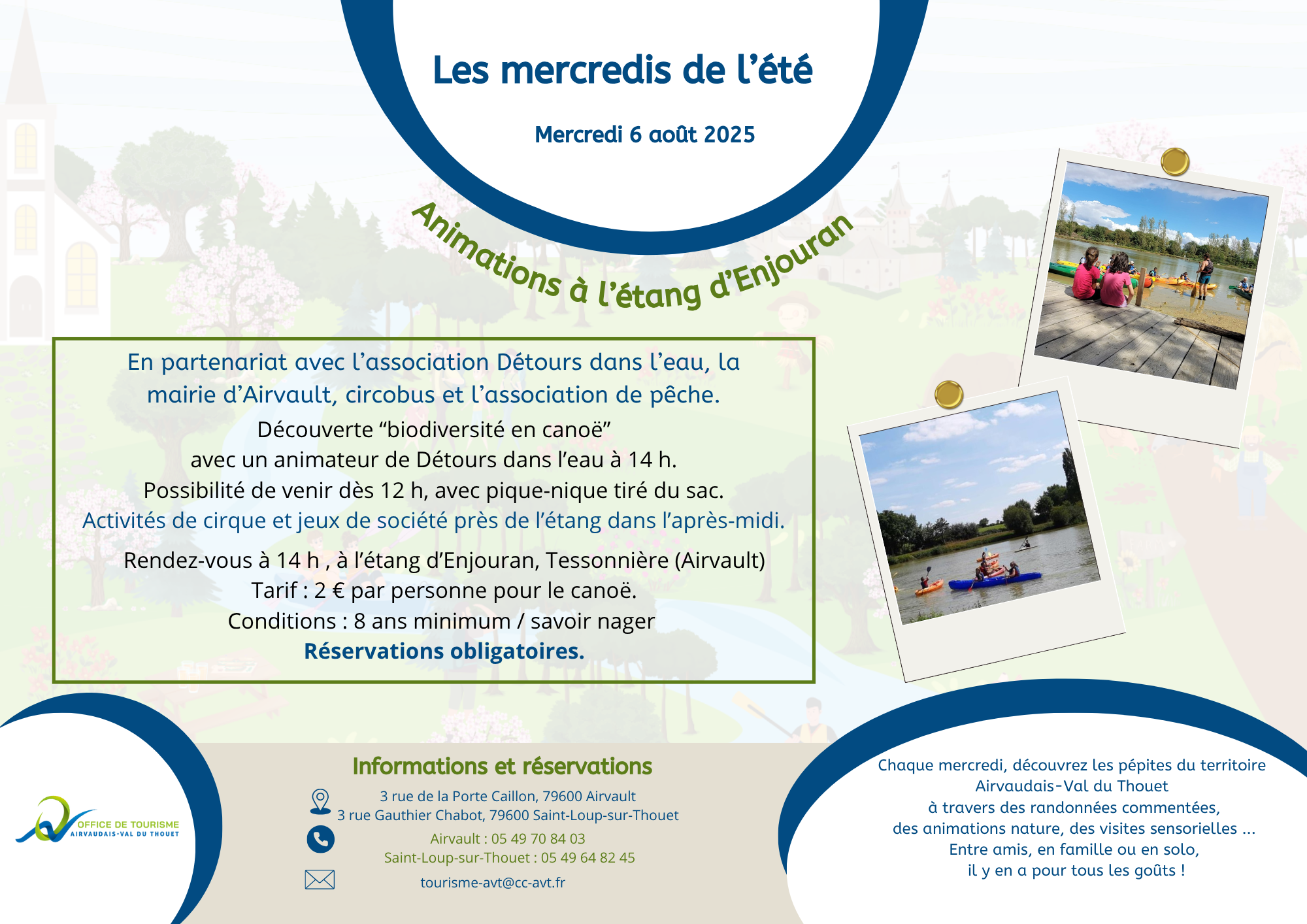 Affiche mercredis de l'été - Mercredi 6 août 2025