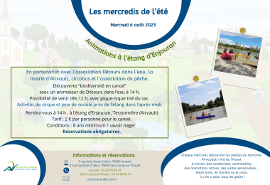 Affiche mercredis de l'été - Mercredi 6 août 2025