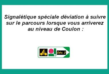 Signalétique déviation