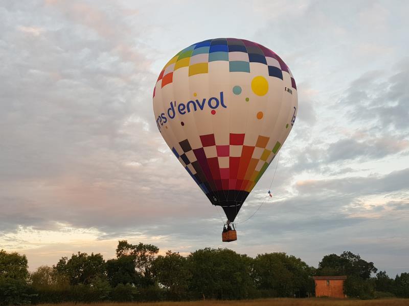 Survol en montgolfière du Marais Poitevin