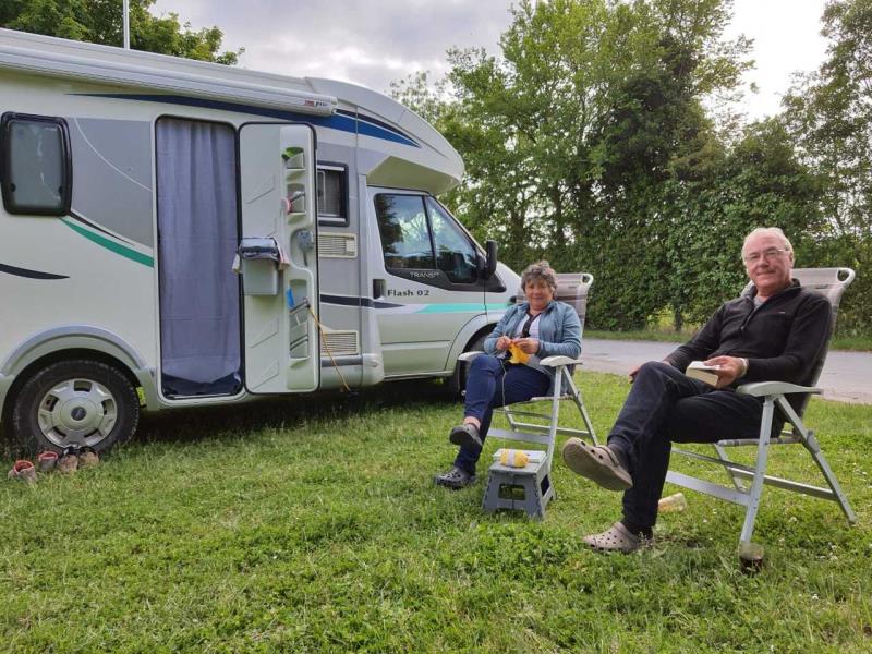 Aire de stationnement pour camping-cars à Chauray