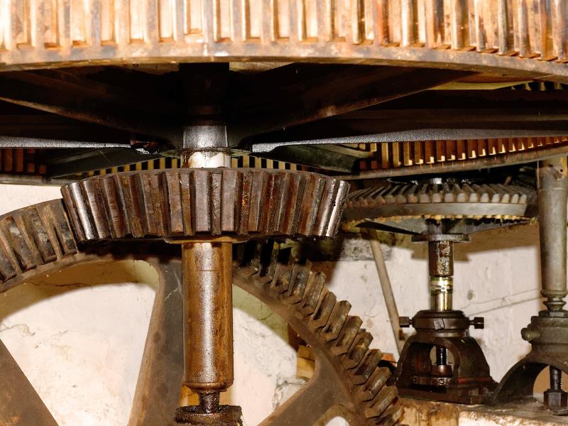 Minoterie du Moulin l'Abbé : les engrenages