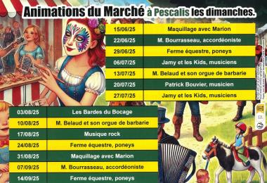 marché de Pescalis programme