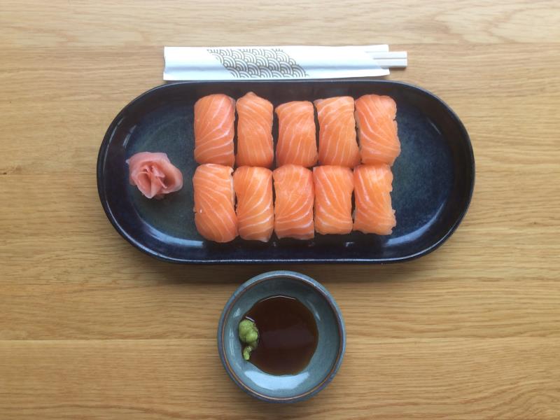 Assiette Sushi au saumon