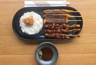 Assiette brochette Yakitori